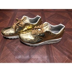 Nike Air Max 1 Premium ID Liquid Gold  / Mens
